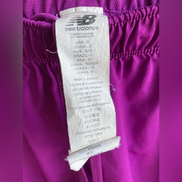 New Balance Small Purple Shorts - Picture 3 of 3